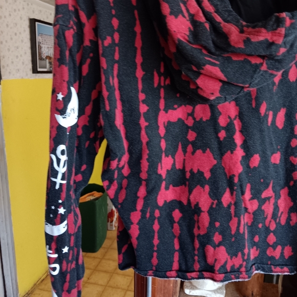 Hot Topic ❤️ Midnight Hour cropped Hoodie. L - Picture 10 of 11